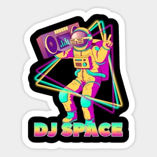 Dj space Sticker